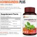 Organic Ashwagandha Capsules 3000mg with Black Pepper Extract - GMP Certified - 120 ct - Natural Supplement - Buy Online on GoSupps.com