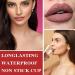 LZYLLS 2 in 1 Matte Lipstick & Liquid Lipstick Set - Waterproof, Long Wear, Non-Stick Cup, Nude Lip Makeup Gift for Women - Matte Velvet Lip Gloss (01) - Buy Online on GoSupps.com