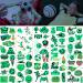 Soccer Temporary Tattoos  Glow in The Dark Mixed Style Tattoo Sticker  Waterproof Luminous Tattoo Stickers or Girls Boys Christmas Party Decoration Supplies(10 sheets)