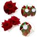 2 Pack Red Rose Flower Hair Clips for Women - Wedding and Flamenco Dancer Hair Accessories - Buy Online on GoSupps.com