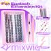 Manga Lash Extension Kit - Natural Wispy Cluster Lashes for Fox & Cat Eye Looks | Includes Bond Seal & Applicator - Buy Online on GoSupps.com