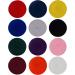 Colorful Wool Berets for Adults - French Artist Hat - 12 Pack by CoverYourHair - Buy Online on GoSupps.com