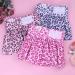 CuteBone Reusable Female Dog Diapers with Skirts 3 Pack - Leopard Print Dresses Pants for Heat Cycle - Size L - Buy Online on GoSupps.com