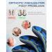 Plantar Fasciitis Relief Insoles - Arch Support & Shock Absorption for Flat Feet | Orthotic Inserts for Men & Women - Comfort Fit (S) Men's 5.5-6.5 | Women's 7.5-8.5 - Buy Online on GoSupps.com