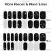 NAILOG Semi Cured Gel Nail Strips 34 pcs Salon-Quality Gel Nail Stickers Long Lasting Nail Wraps for Women with Soft Gel Finish Star Walk - Buy Online on GoSupps.com