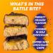 Battle Bites High Protein Bars - Jaffa Orange Flavour - 12 x 62g, Low Sugar, High Fibre, Non-GMO - 20g Protein, 7.5g Fibre, 240 Calories - Made in UK - Chocolate Orange (12 Count) - Buy Online on GoSupps.com