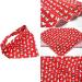 Lionheart Glory Dog Haller Washable Soft Cotton Christmas Neckerchief for Large Dogs Adjustable Red Kerchief Square Towel | 1 Pack with Penguin Design - Buy Online on GoSupps.com