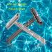 Safety Aircraft Double Edge Safety Razor | Ergonomic Brass Handle (Silver) - Buy Internationally at Your Store Name  - Buy Online on GoSupps.com