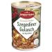 Three star szegedin goulash with potatoes i delicious ready meal with sauerkraut in the practical recyclable cans I three stars - quality that tastes good