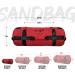 Yes4All Adjustable Sandbag for Fitness with Handle | Workout Conditioning & Strength Training | Red - Multiple Colors & Sizes - Buy Online on GoSupps.com