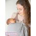 100% Cotton Muslin Baby Sling and Ring Sling | Front and Chest Infant Carrier Wrap in Grey - Buy Online on GoSupps.com