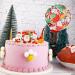300pcs Edible Christmas Cake Decorations Edible Wafer Paper Christmas Cupcake Decorations Edible Christmas Cake Toppers for Xmas Festival birthday Party Food Decor - Buy Online on GoSupps.com