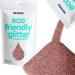 Hemway eco Friendly Biodegable Glitter 100g / 3.5 ounces Bio cosmetic Safe Sparkle vegan for the face eyeshadow body hair nail and festival makeup - 1/128 "0.008" 0.2mm - rose gold