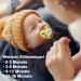Personalized Silicone Pacifier Set - Custom Name Pacifiers & Clips | Handmade Baby Gift - 4 Pieces in Blue - Buy Online on GoSupps.com