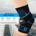 Adjustable Ankle Brace with Arch Support - Elastic & Breathable Nylon Wrap for Swelling, Pain Relief & Support - Buy Online on GoSupps.com