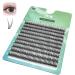 400PCS Natural Fan Eyelashes Premium Fish Tail Silk False Eyelash C Curl Dovetail Fly Eyelash Extension Diy Lashes Makeup Tools (12mm Green-Dovetail) 12mm Green-Dovetail