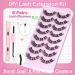 Ruairie DIY Wispy Lash Extension Kit - 8 Pairs Natural Fluffy Individual Lashes 8-16MM - Buy Online on GoSupps.com