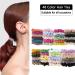 Scrunchies Hair Ties for Heavy or Curly Hair - 48 PCS Elastic Ponytail Holders for Women and Girls - Multi-2 - Buy Online on GoSupps.com