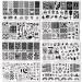8 Pcs Nail Stamper Kit with Templates - Lace, Animal, Flower, Constellation Designs - Buy Online on GoSupps.com