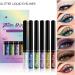 Glitter Eyeliner Waterproof Liquid Pencil Set - Bold Colors Eye Makeup Pen for Long-Lasting Effects - Women's Gift - Buy Online on GoSupps.com