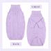 Hjumarayan Dog Sweater - Elegant Purple XL Sweater for Medium Dogs Perfect for French Bulldogs - Warm and Stylish with Leash Hole - Buy Online on GoSupps.com