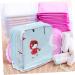 Buy Healeeved Aunts Towel-Storage Bag for Girls - Stylish Sky Blue Polyester Cosmetic Pocket - Perfect for First Period and Daily Use - 13x13x5cm - Buy Online on GoSupps.com