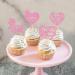 Cyodoos 24 Pcs Happy Mothers Day Cupcake Toppers Glitter Cake Toppers Cupcake Heart Mother Happy Birthday Party Supplies Decorations Pink - Buy Online on GoSupps.com