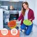 SERLY Baby Plates 2 Pack (Red/Green) - Silicone Suction Plates for Babies and Toddlers - Microwave and Dishwasher Safe - Learning Shapes included - Buy Online on GoSupps.com