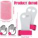 Civaner Pink Gymnastics Grips - 4 Piece Set for Kids | Athletic Hand Grips & Sweat Bands for Basketball, Tennis, Football, Baseball | Medium Size - Buy Online on GoSupps.com