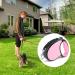 Retractable Dog Lead 5M Long Extendable with Non-Slip Handle & Adjustable Dog Lead One-Hand Brake Pause Lock 360 Universal Anti-winding with Bonus Training Clicker for Small Medium Dogs (Pink) - Buy Online on GoSupps.com