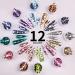 Buy Bishengyf 12 Holographic Glitter Powder Sequins - Metallic Shiny Nail Art & Craft Flakes - International Shipping Available - Buy Online on GoSupps.com