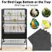 Tababao Large Bird Cage Inserts - 30 Pre-Cut Water-Absorbing Mats for Pets Birds & Rabbits (45.7 x 50.8 cm) - Buy Online on GoSupps.com