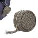 Halatua pacifier bag pacifier cover for diaper bag - binky clip bag paci Pouch container with zipper for young girls outdoor travel praise accessories wallet matching dark brown