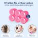 Ponik's Jumbo Hair Roller Curlers Set - Self-Adhering 6-Piece Pink 44mm Curly Curls - Perfect for Effortless Hair Styling - Buy Online on GoSupps.com