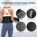 Shop Adjustable Back Braces & Waist Trainers for Men & Women | Lumbar Support Belt for Fitness & Daily Life (Black Medium - Buy Online on GoSupps.com