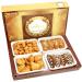 Ghasitaram Gifts Holi Sweets Holi Gifts Holi Hamper Big Box of Gujiya Chocolate Gujiya Mini Namkeen Gujiyas and Farsan Samosas