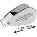 40X Illuminated Jeweler LED UV Lens Loupe Magnifier with Metal Construction and Optical Glass - Kare and Kind Retail Package - Silver - Buy Online on GoSupps.com