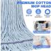 String Mop Heavy Duty for Floor Cleaning- Industrial Commercial Mop with 59inch Mop Handle  Wet Mop for Home Garage Office  Workshop  Warehouse Floor Cleaning industrial mop 1 industrial mop - Buy Online on GoSupps.com