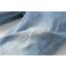 Kidscool Space Slim Denim Pants for 4-5 Years Old - Light Blue Ripped Jeans with Elastic Band - Buy Online on GoSupps.com