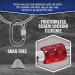 25kn Heavy Duty Steel Locking Carabiner Clip - UIAA/CE Certified Rock Climbing Gear - Large Oval Carabiner for Mountain Climbing - Buy Online on GoSupps.com