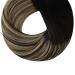 UGEAT Microring Extensions Ombre 45cm | Real Hair Microring Hair Extensions | Remy Loop Extensions with Micro Beads - 50g #1b/4/27 - Buy Online on GoSupps.com