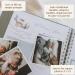 Peachly Baby Boy Memory Book | Planes & Trains First Year Keepsake | Simple Grey Linen Scrapbook for Boy Milestones - Buy Online on GoSupps.com