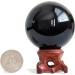 Obsidian Crystal Ball (5.6 cm) - 100% Natural Feng Shui Decor for Meditation & Fortune Telling - Buy Online on GoSupps.com