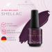 SHAYENNE Made in Germany Shellac Gel Nail Polish 15 ml for UV LED Lamp 177 Ultimate Purple Gel Nail Polish for UV Nail Lamp LED Nail Polish Gel Polish Nail Gel - Buy Online on GoSupps.com