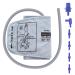 Elera blood pressure cuff children 15-24cm for children and small arm circumference 6 connections compatible with most blood pressure measuring devices for comfort and convenience S (silver gray) +6 connections