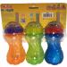 Nuby Flexstraw 3-Pack No-Spill Sippers - 10oz - Assorted Colors - Buy Online on GoSupps.com