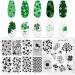 Niceneeded Constellation Nail Art Stamp Set - 6 Star Templates with Fireworks Design for Stunning Home Manicures - Buy Online on GoSupps.com