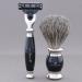 JAG Shaving Razor Set - 3-Part Luxury Gift Set with Brush Blades & Rack - Ultimate Black Shaving Experience - Buy Online on GoSupps.com