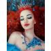 SweetV Royal Blue Queen Crown Wedding Tiara for Bride - Rhinestone Tiaras and Crowns for Women, Costume Headpiece for Birthday, Cosplay, Party Celebration - Bailey - Buy Online on GoSupps.com