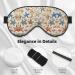 Starfish & Seashell Eye Mask - Unisex Soft Travel Sleep Shade for Yoga & Shift Work - Buy Online on GoSupps.com